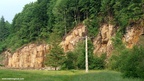Andesite rocks