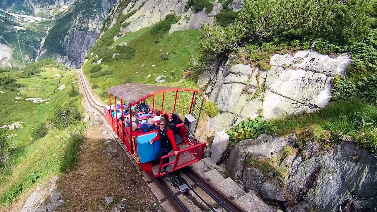 Gelmerbahn - Guttannen, Schweiz - video