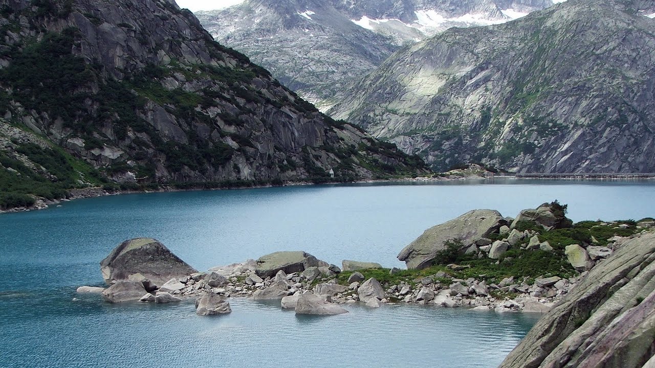 Handeckfallbrücke, Gelmerbahn, Gelmersee - Schweiz