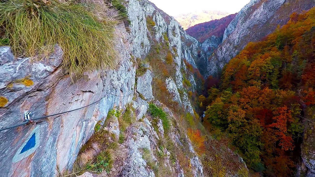Via ferrata Corniche de la Chèvre (Brana Caprei) - Gorge de Ramet, Monts Trascau