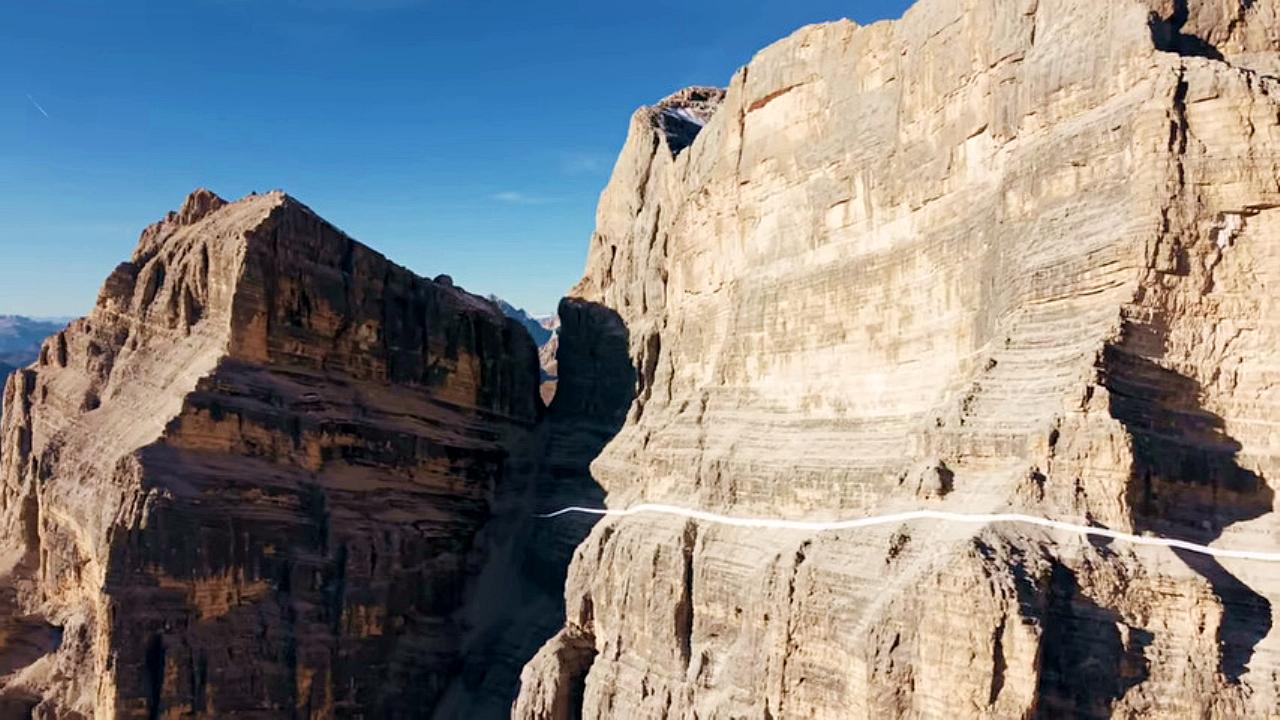 The Crack - Grohmann's Ledge - Monte Pelmo