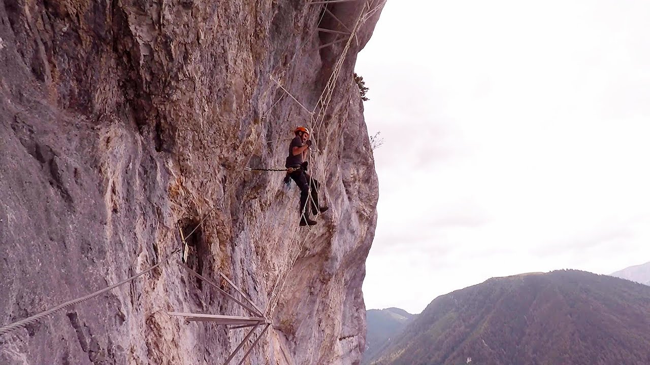 Play Wall via ferrata park - Mariazeller via ferrata, Felix's Ladder to the Heaven, Devil's Bridge