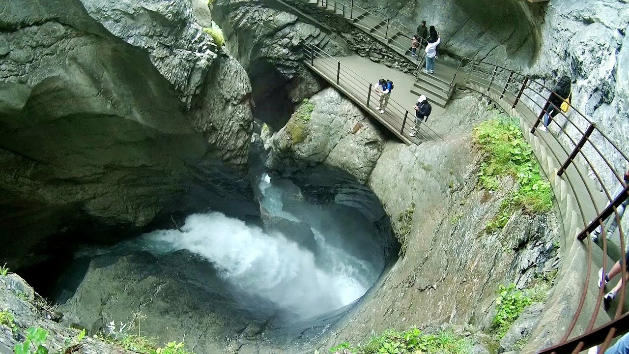Video: Cascadele Trümmelbach - Lauterbrunnen, Elvetia