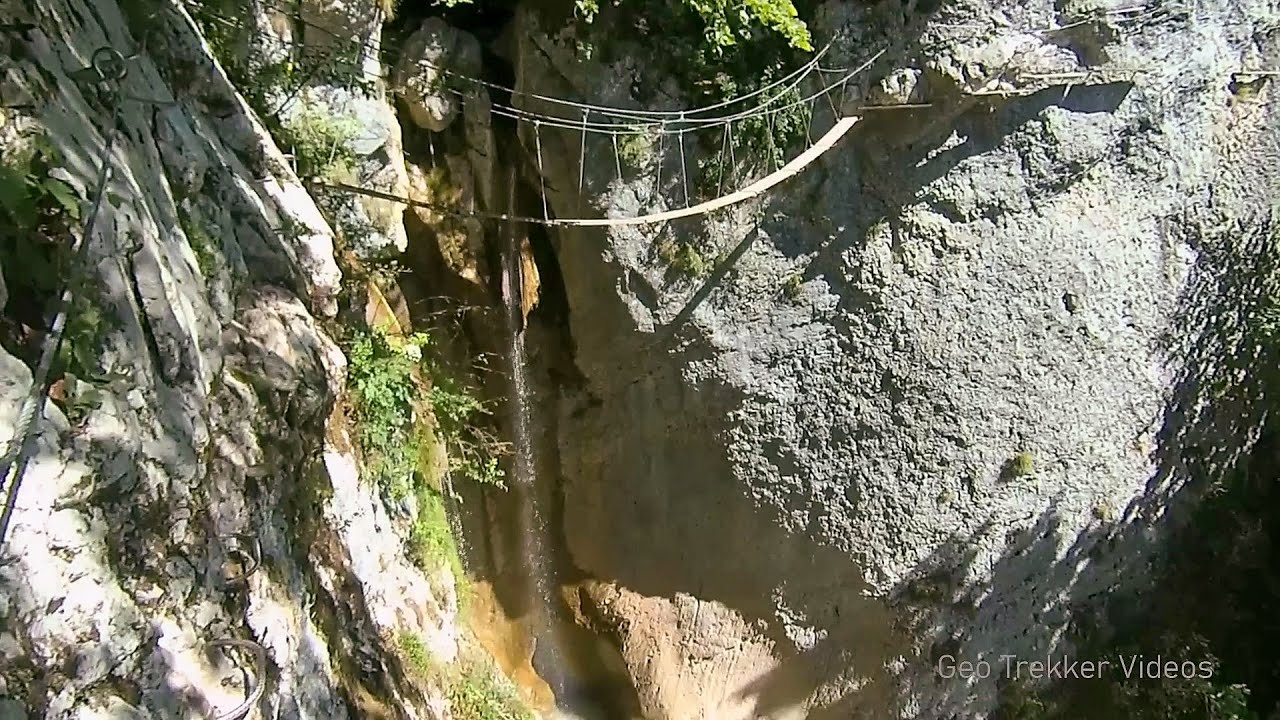 Rocher de l'envers via ferrata - Franciaország