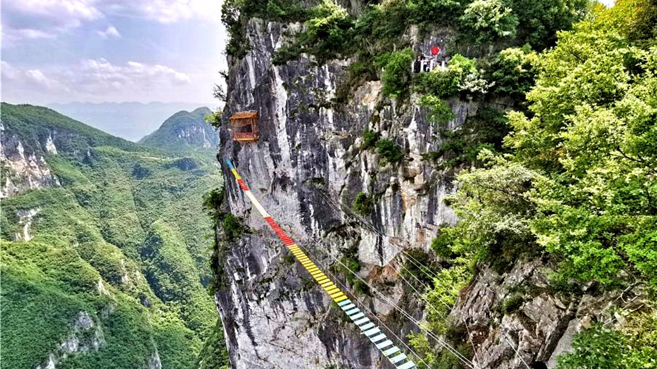 Felhő Szivárvány-híd via ferrata